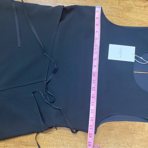 Lafayette 148 New York Black
Finese Crepe Tie-Front Tunic - Picture 5 of 9